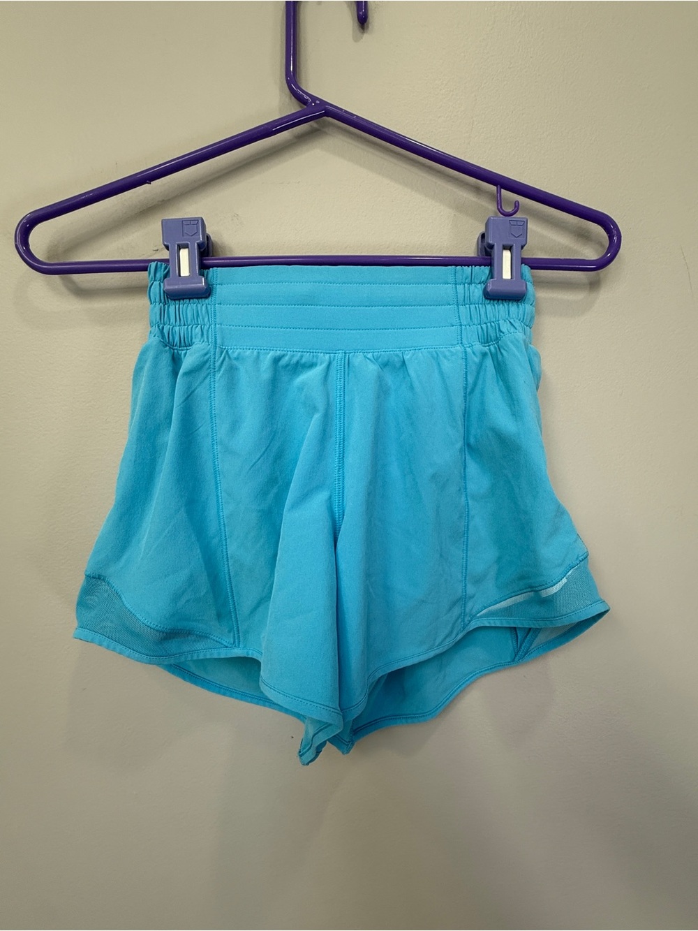 lululemon athletica Aqua Blue Women's Athletic Shorts